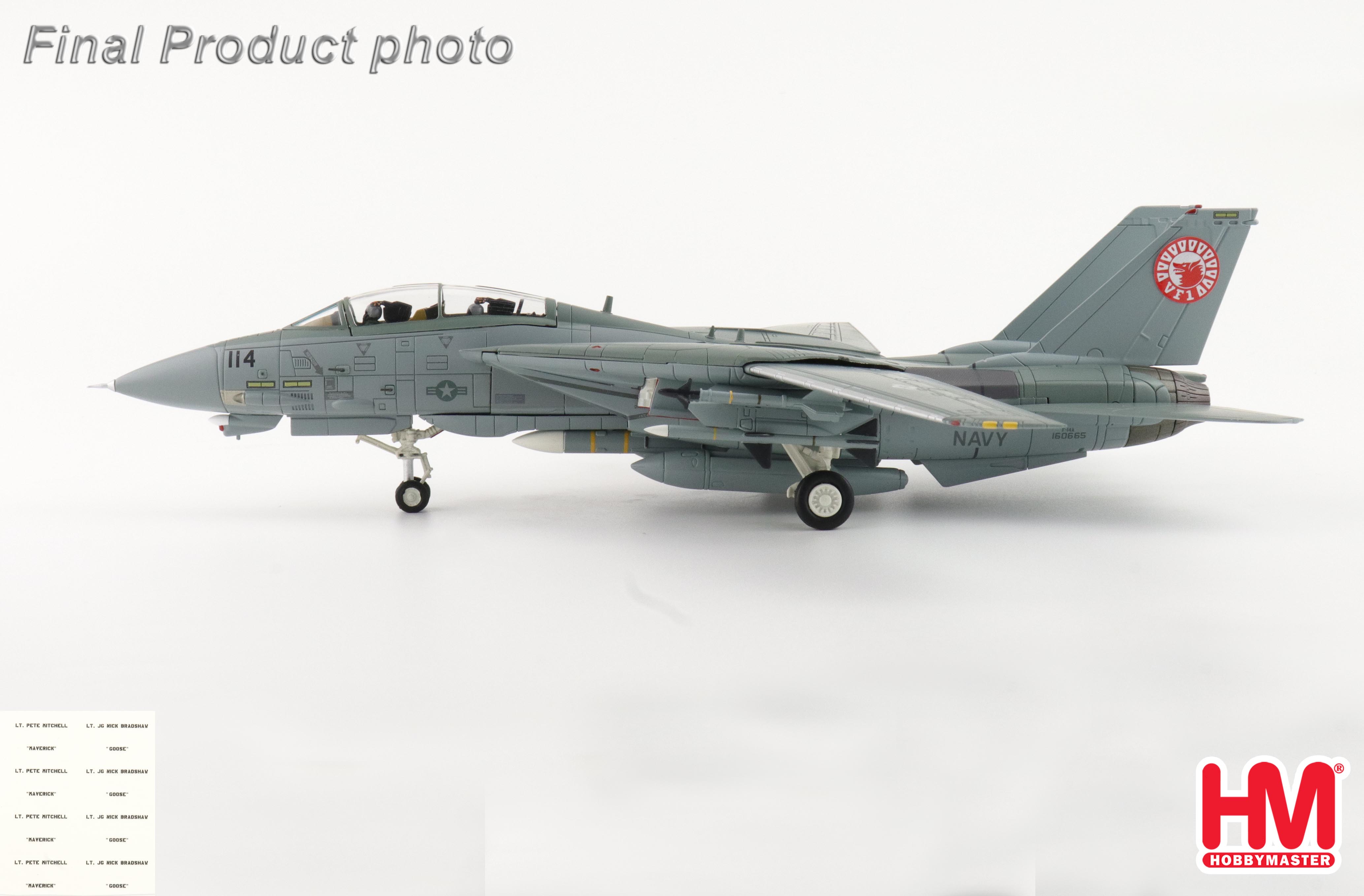 F-14A Tomcat 160665, VF-1, US Navy (w/optional decal)